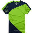 Mens 100 Mens Poliéster Fit Fit Futebol T Shirt